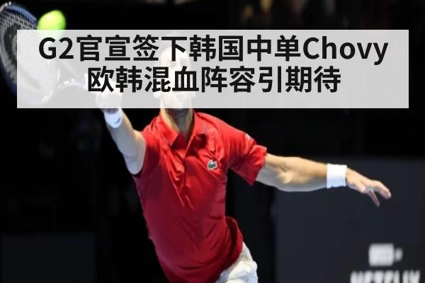 G2官宣签下韩国中单Chovy 欧韩混血阵容引期待